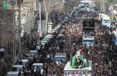عروج ملکوتی - تشییع پیکر مطهر