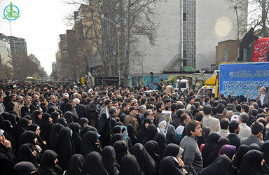 عروج ملکوتی - تشییع پیکر مطهر
